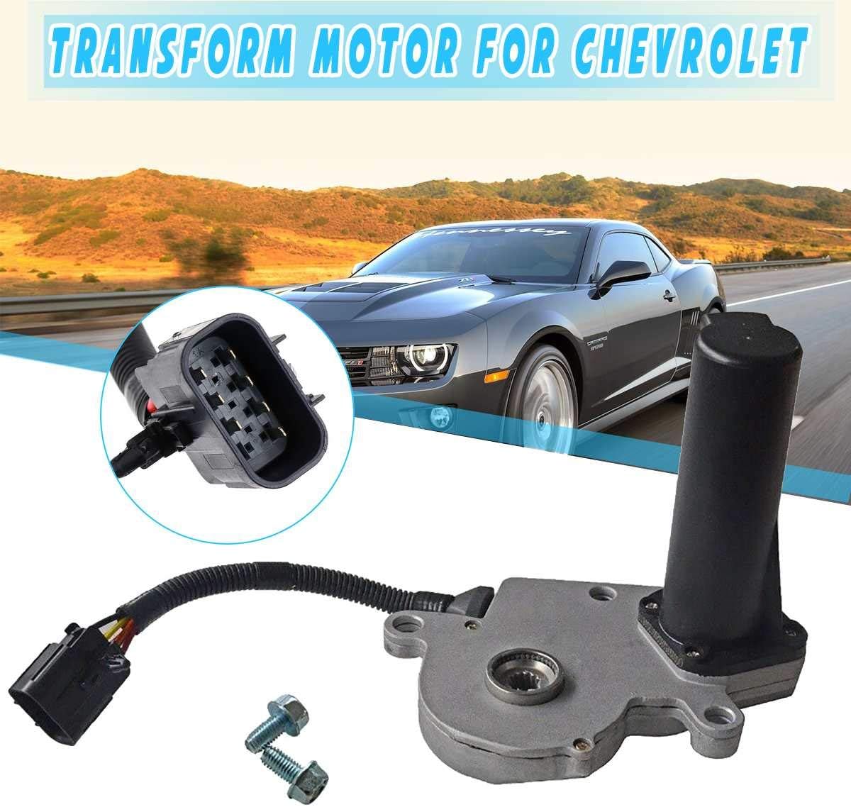 XDDXIAO Transmission Motor 4WD Transfer Shiftt Actuator Motor 88962314 19125571 19125640 12384980 for Chevrolet Escalade,Black