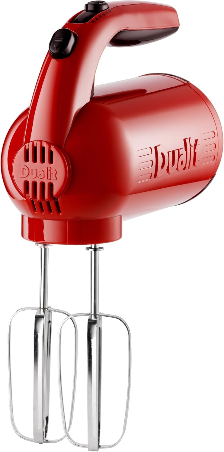 Amazon.de Dualit 88481 Professioneller Handmixer gloss, rot