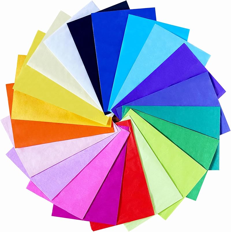 SOL 20pk Large Colourful Tissue Paper Sheets 66x50cm Gift Wrapping