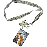 Harry Potter I Solemnly Swear That I Am Up to No Good Lanyard w/Badge Holder and Marauders Map Rubber Charm