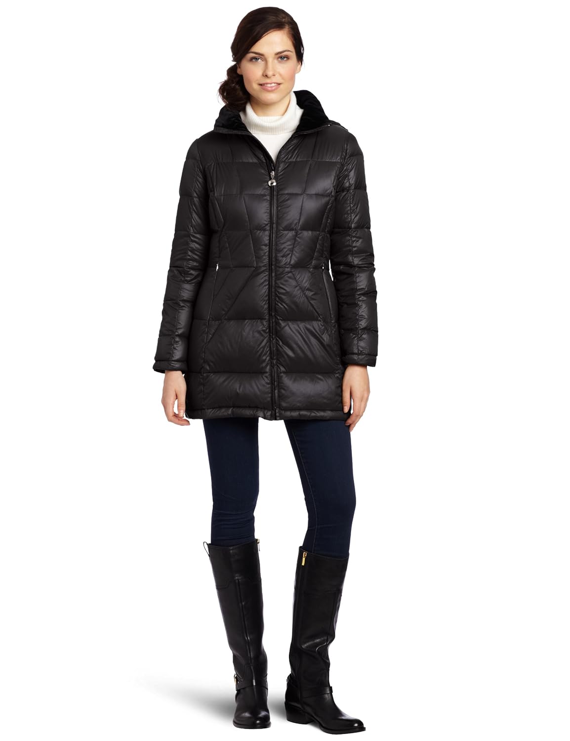calvin klein featherweight down jacket