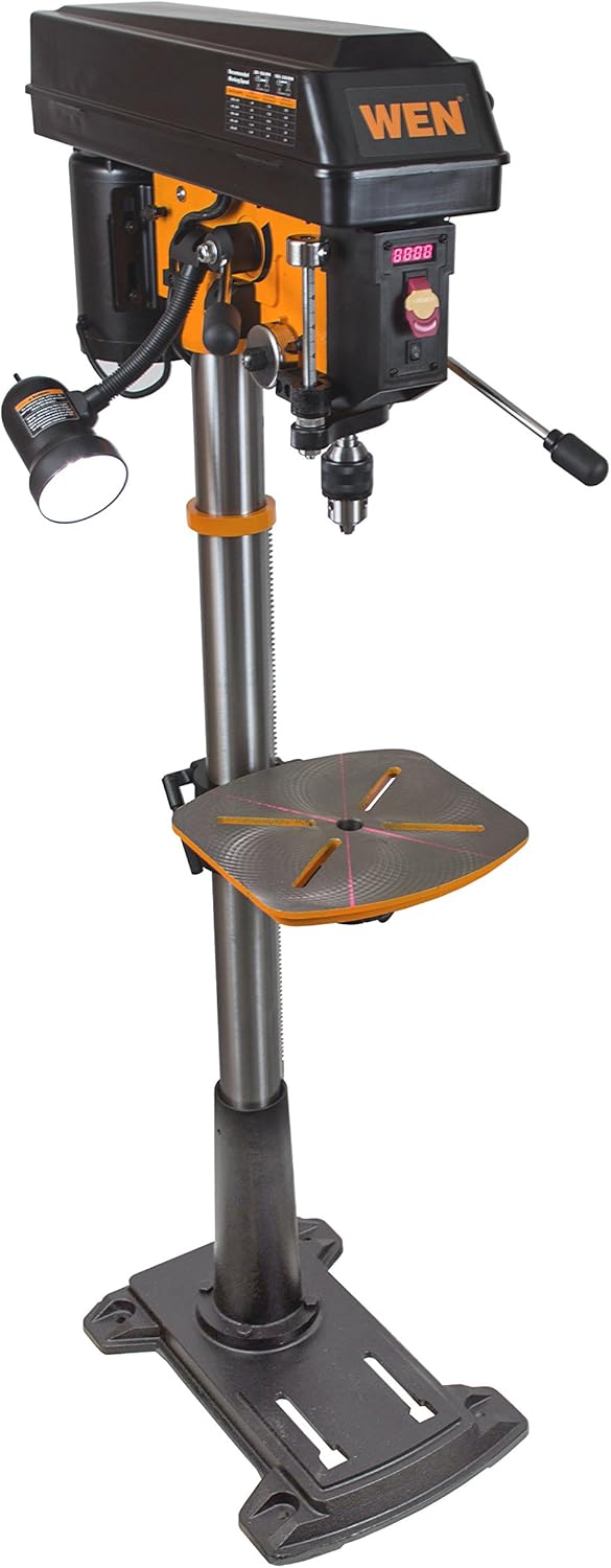 8. WEN 4227 13-Amp 12-Speed Floor Standing 17-Inch Drill Press