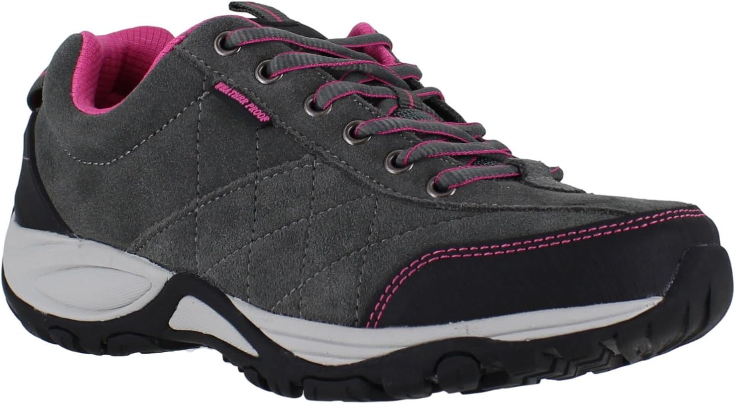 Ladies Keller Weatherproof Lightweight Memory Foam Lined LACE UP Comfort Walking Shoe
