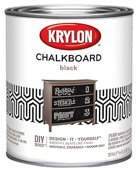 Krylon Chalkboard Paint Special Purpose Brush-On 29 oz. Quart ...