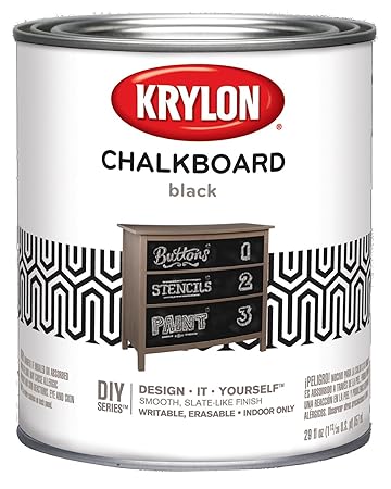 Amazon.com: Krylon K05223000 Chalkboard Paint Special Purpose ...