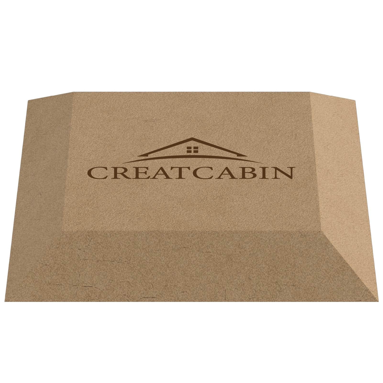 CREATCABIN Square Pottery Molds Ceramics Plate Forming Molds Wooden Pottery Forms Clay Pottery Molding Tools MDF Ceramics Dish Plate Slump Mold for Handbuilding Plates DIY Craft Supplies 3.9 Inch