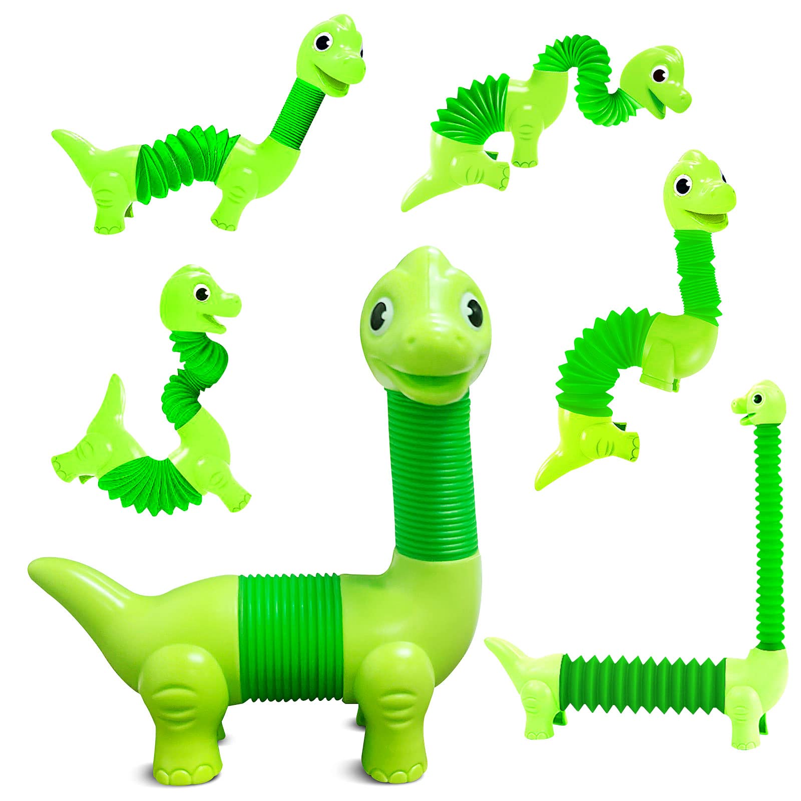 Animal Pop Tubes Fidget Toy, Fidget Tubes Toys for Autism Adults, Fidget Tubes Fidget Toy for Stress Relief Toy, Stocking Stuffers