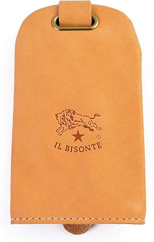 Amazon イルビゾンテ Il Bisonte ベル型 レザー キーケース キーリング C0330 本革 ヌメ Il Bisonte イルビゾンテ バッグ スーツケース