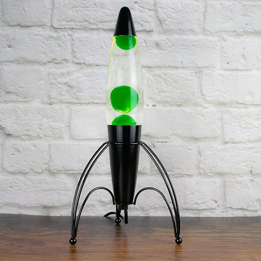 de lava de cohete verde