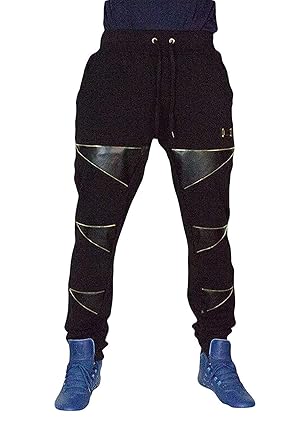 leather tracksuit bottoms