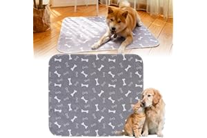 MEIAID PuppyPad Pee Pads, Reusable Puppy Pads with Pheromones, Durable Leak-Proof & Anti-Slip Pet Training Pads for Dogs Indoor Use (Medium：16" × 24")
