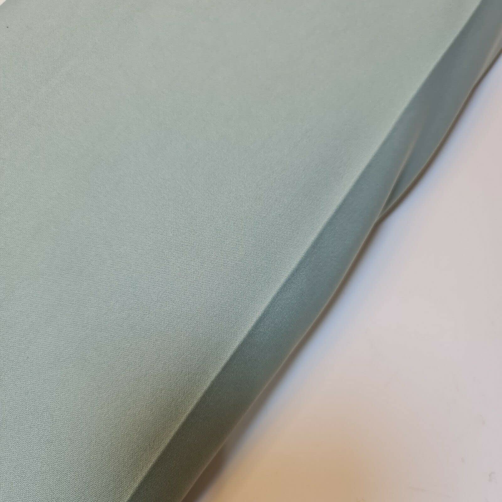 Plain & Printed Scuba Crepe Jersey Stretch Spandex Fabric – Dressmaking Material for Casual & Formal Wear | 58" (150cm) Wide | Sold Per Meter (Pre-Cut Lengths) (Sage Green) — image 1