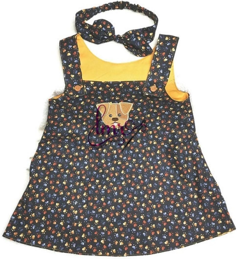 Puppy Dog Jumper Dress Size 5