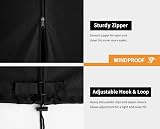 Dokon Waterproof Heavy Duty Egg Chair Cover 190x115cm Black view 6