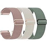 Meliya ID208 Plus Smart Watch Bands, 22mm Stretch Elastic Nylon Bands for Fitpolo/Quican/Aeac/Tensky ID208 Plus Smartwatch Replacement Wristband Adjustable Straps