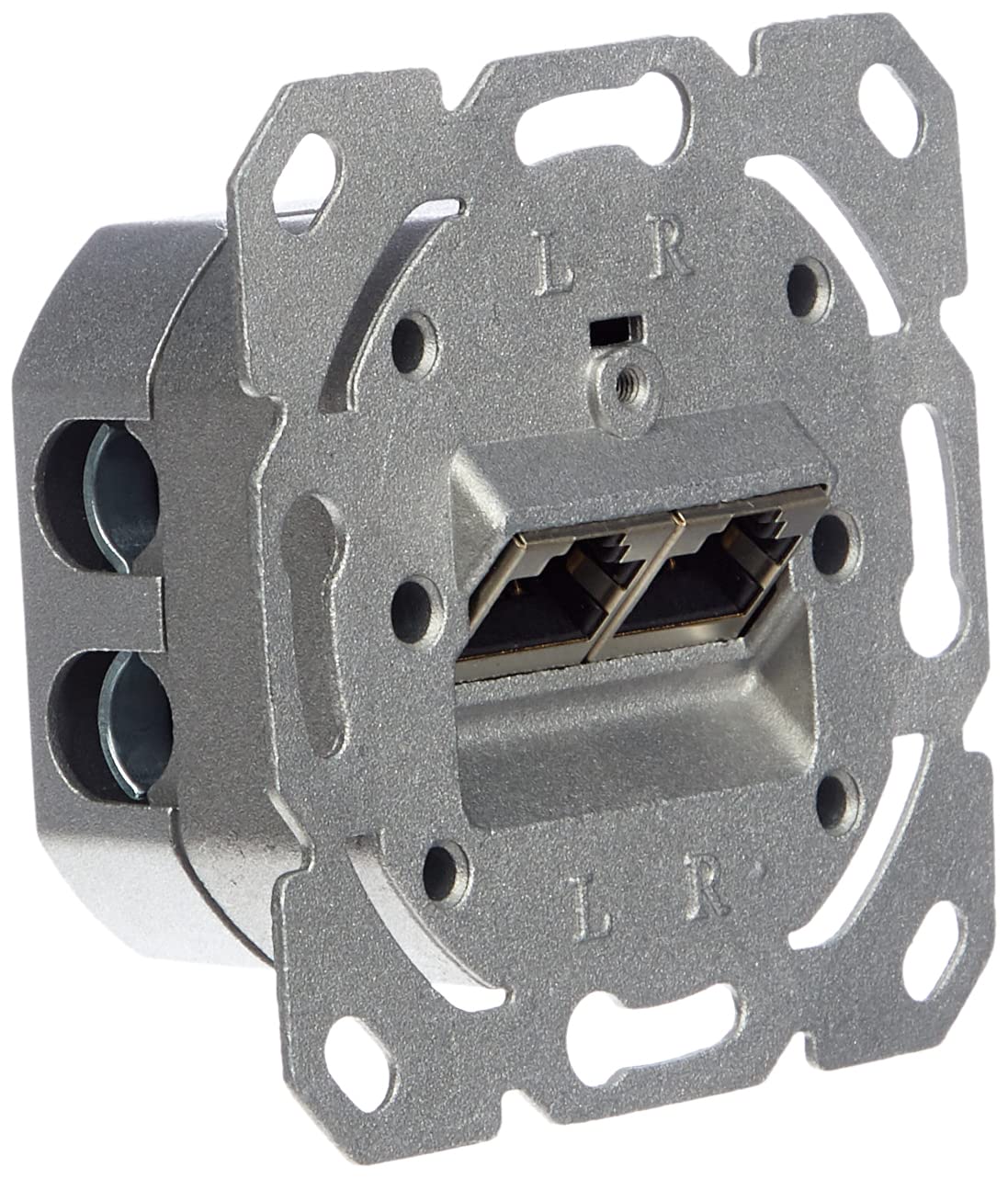 Kopp Network Connection Box Cat6, 2-Way, Bipolar Transistor Switch, ON-OFF Operation, White