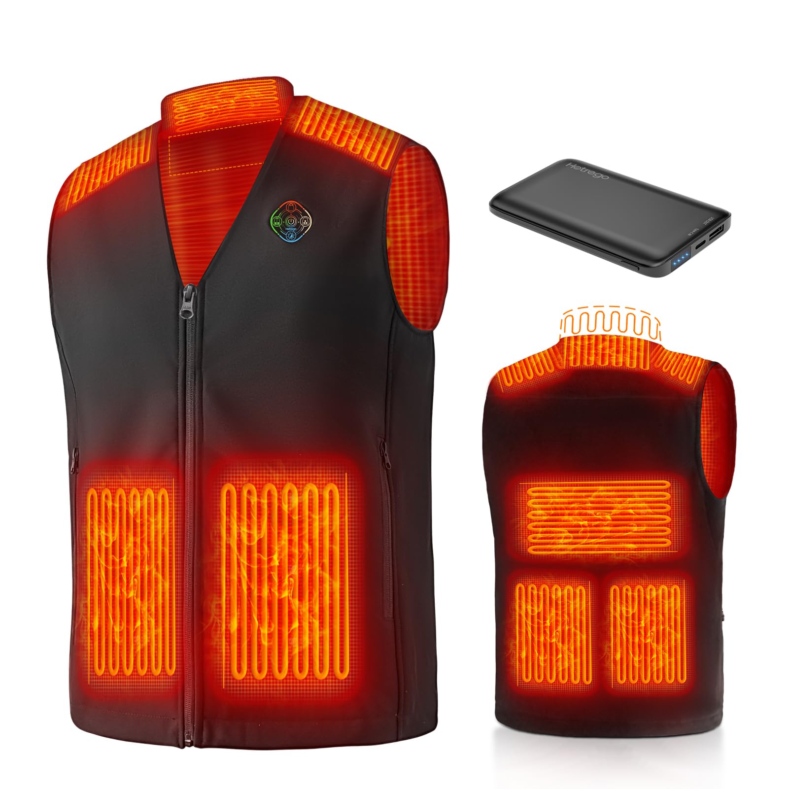 Photo 1 of *****************MISSING THE BATTERY PAC***************
Hotrego Heated Vest For Men With Battery Pack Included, Smart Controller With Light Out Design, Electric Mens Heated Jacket