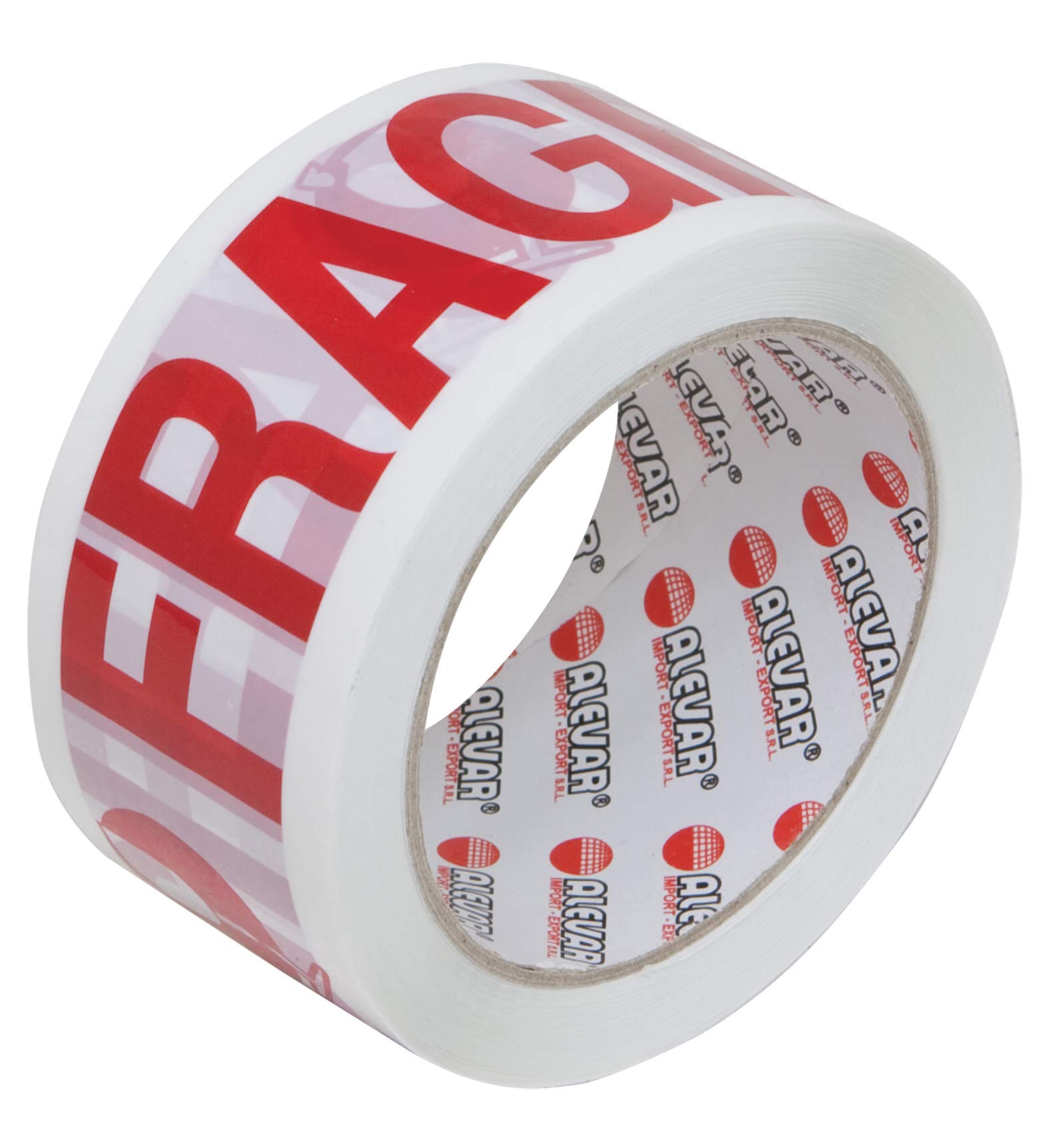 Syrom 151066.04 Roll Sticker, Fragile, White/Red, 66 x 50 cm