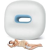 Knee Pillow for Side Sleepers, Memory Foam Leg Pillow for Side Sleeping, Between Legs Pillow for Hip and Back Pain Relief - Side Sleeper Pillow with Breathable Pillowcase and Elastic Strap