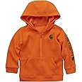 Carhartt Boys' Long-Sleeve Half-Zip Hooded Sweatshirt