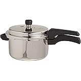 Prestige 4L Alpha Deluxe Induction Base Stainless Steel Pressure Cooker, 4.0-Liter