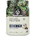 PlantFusion Complete Vegan Protein Powder - Plant Based Protein Powder With BCAAs, Digestive Enzymes and Pea Protein - Keto, Gluten Free, Soy Free, Non-Dairy, No Sugar, Non-GMO - Cookies & Cream 1 lb