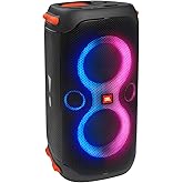 JBL PartyBox 110 - Portable Party Speaker with Built-in Lights, Powerful Sound and deep bass, Black | Powerful JBL Original P