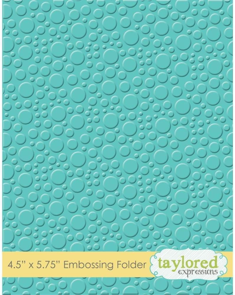 Taylored Seeding Embossing Folder Bubbles