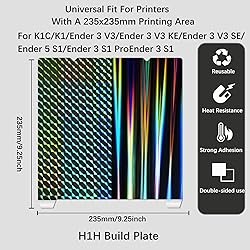 Wefuit K1 K1C H1H Build Plate 235x235mm 3D Printer