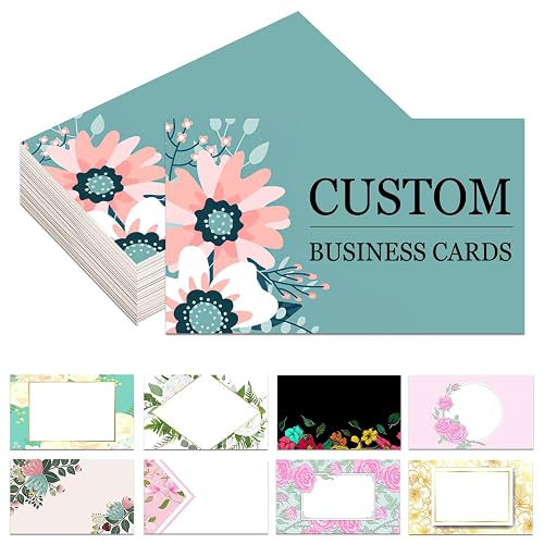 Custom Business Cards With Logo – Double Sided Printable 300gsm Coated Paper, Choose 100 To 1000 Cards, Free Card Case – Personalized For Small Business - View #10