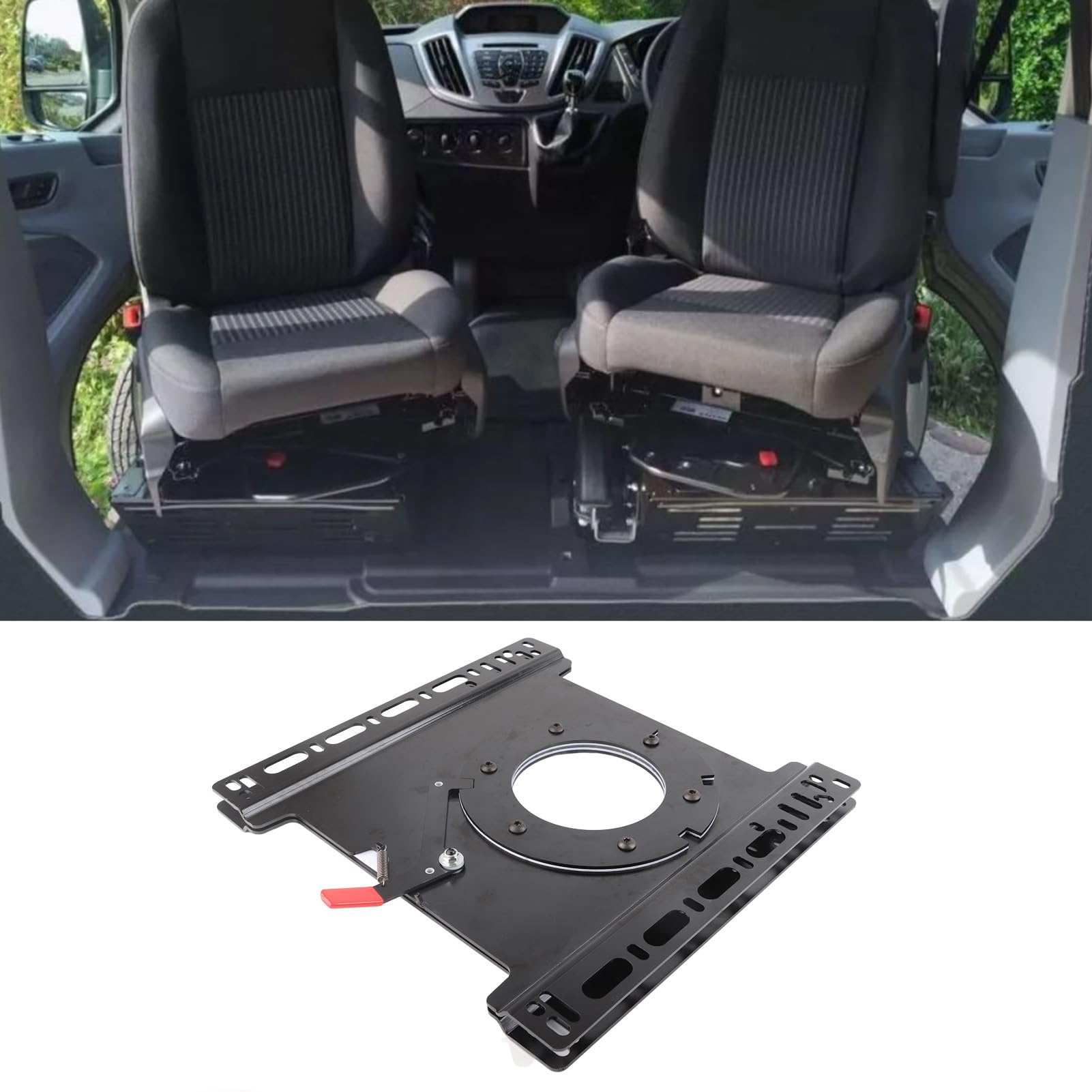 Photo 1 of Swivel Car Seat Base, Rotating Car Seat 360, Heavy Duty Steel Plate Swivel Base for RV Boat Bus Spare Parts