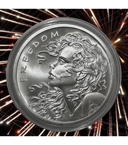 Amazon.com : 1 oz .999 Silver Shield Trivium Girls BU Round + Free