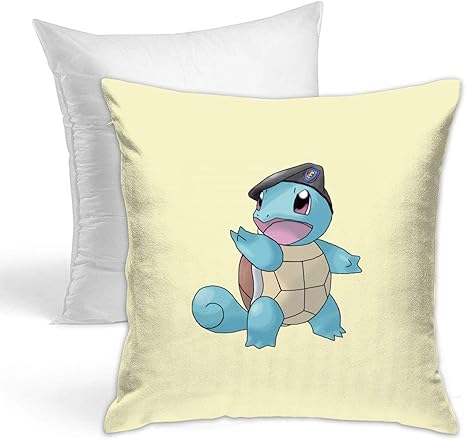 Amazon Co Jp 抱き枕ゼニガメ おしゃれ装飾枕両面タイプ 印花 抱き枕 おしゃれ ソファ 背あて 腰あて クッション 低反発 装飾的な枕 シートクッション 座り心地抜群 車 座布団 家庭装飾 ホーム キッチン