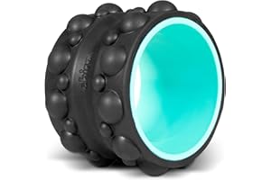 Chirp Wheel XR Knot Kneader - Firm Massage Roller, Shiatsu Thumb Massage, Muscle Release Tool for Knots &Tension Relief | High Density Foam for Physical Therapy & Relaxation, 500lbs Capacity, 6" Mint