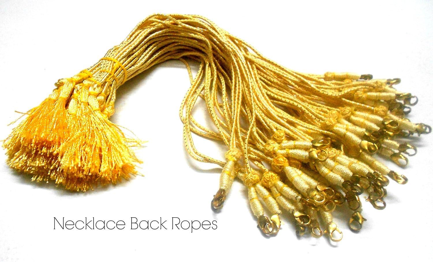 Necklace back rope dori for gold, terracota jewelery and quilling. (50 Back Ropes)