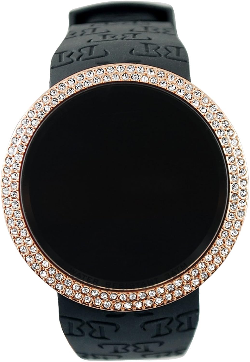 rose gold touch screen watch