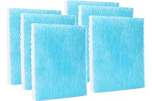 BIHARNT 6 Pack Filter T HFT600 Humidifier Wicking Filters for Honeywell HEV615 HEV620 Series Tower Humidifier (Blue)