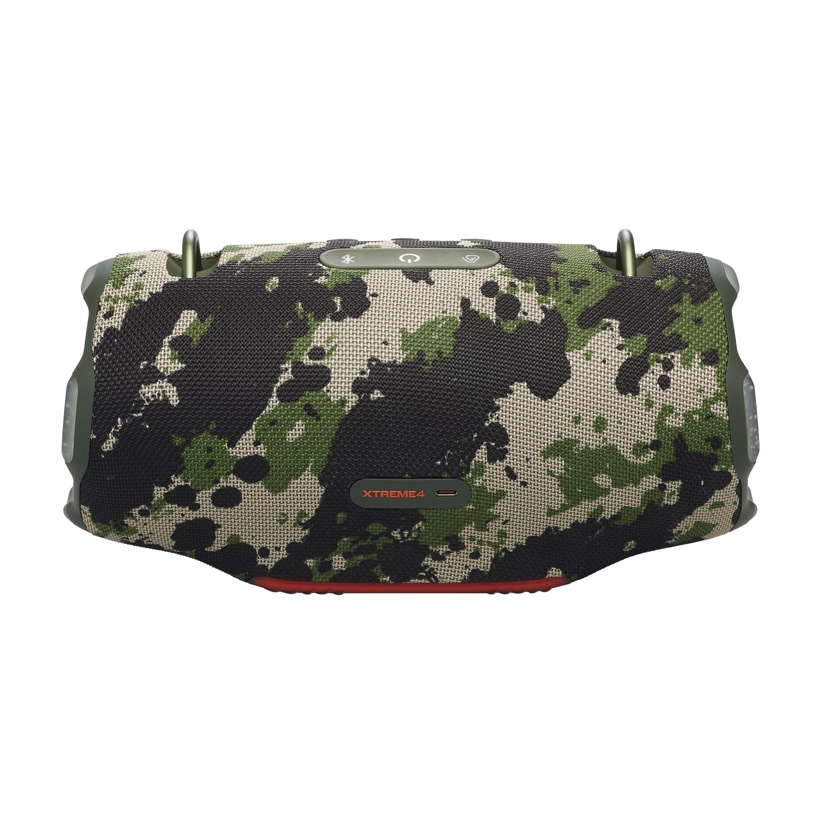 JBL Xtreme 4 Musikbox in Camouflage – Tragbare Bluetooth-Lautsprecher-Box mit tiefem Bass, KI-Sound-Boost und integrierter Powerbank – Wasserfest und staubfest ohne PD-Adapter – 24 Laufzeit 7