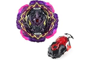 ESSTE Battling Tops Burst B-206 Barricade Lucifer Illegal Bearing Mobius-10 with Right/Left Spin Bey Blades Launcher, Gaming Top Spinning Toy Gift for Boys (B-206)