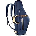 TianChunyue Alto Saxophone Case Sax Carrying Backpack Case with Backpack Straps Gig Bag Double Hidden Shoulder lightweight Bag