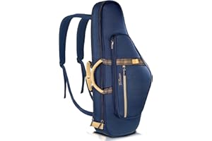 TianChunyue Alto Saxophone Case Sax Carrying Backpack Case with Backpack Straps Gig Bag Double Hidden Shoulder lightweight Bag