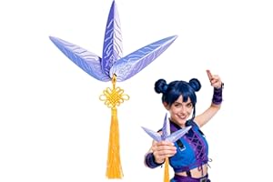 DITUFIDGTS 3PCS Hunters Costume Dagger Prop Set with Tassel, Cosplay Weapon Accessories, Collectible Merch Toys & Fans Gift Silver