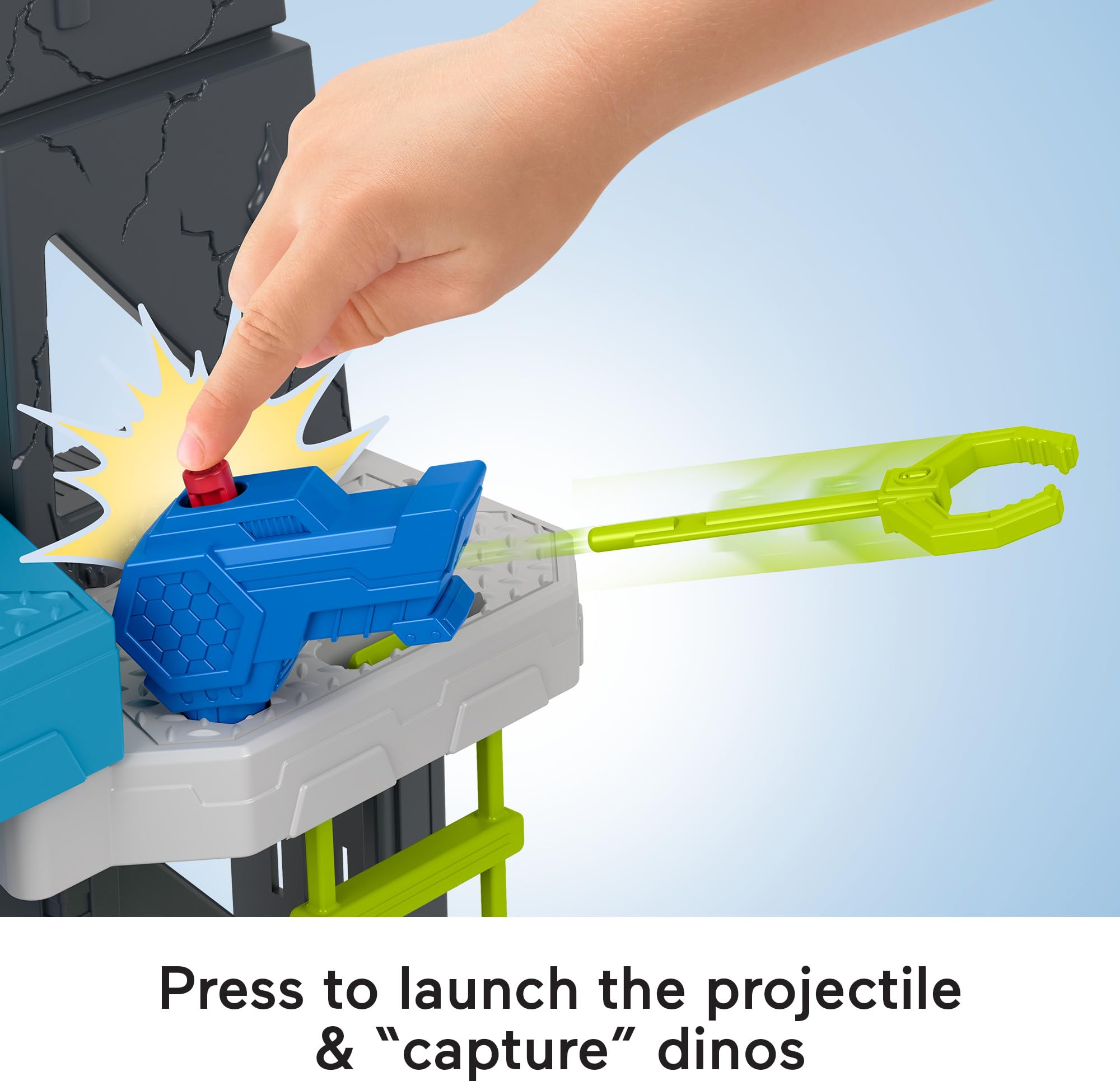 Fisher-Price Imaginext Jurassic World Dinosaur Toys Scan & Glow Dino Playset with Lights & Sounds for Kids Ages 3+ Years