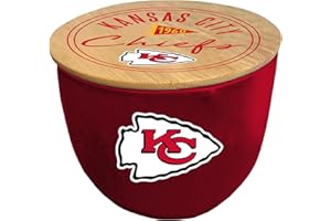 PEGASUS SPORTS Officially Licensed NFL Script Circle Logo Ceramic Candle