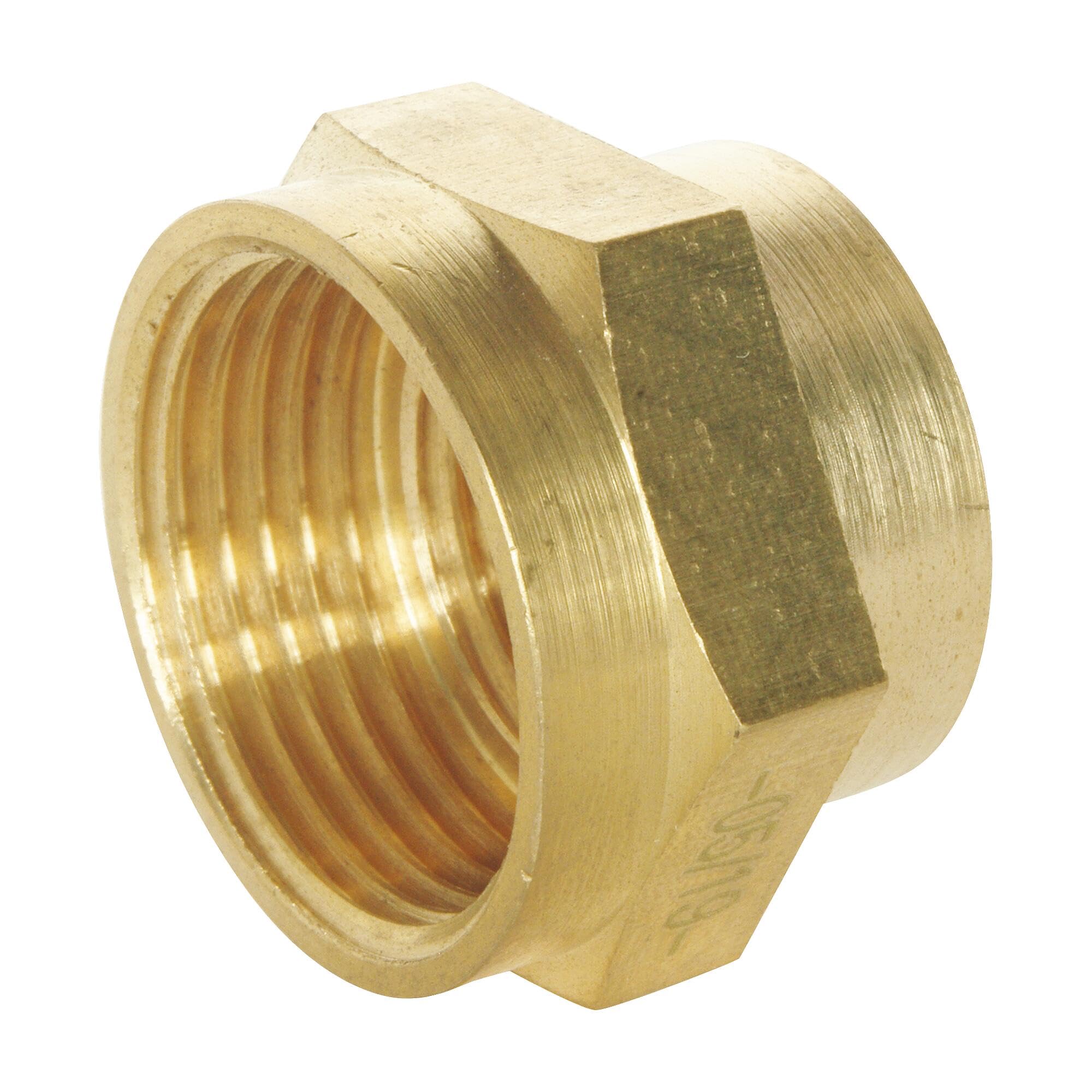 SOMATHERM FOR YOU 3540730011893 Sleeve DF Top Residue 1/2-3/8 323 (x2) Reducing Coupling Made of Brass Double Female 15/21-12/17 Bag 2 Parts None