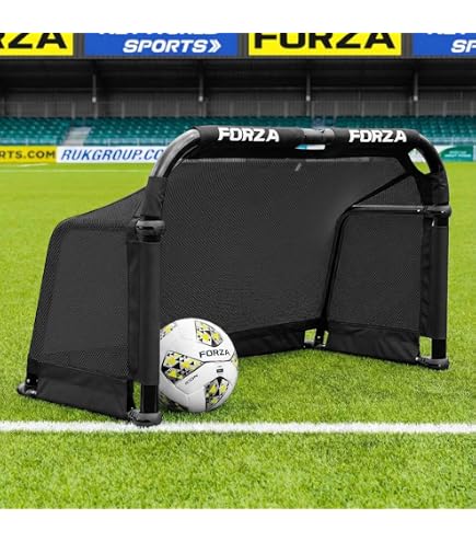FORZA POD GOAL – PRO ALU50 Foldng Football Goal {3 Szes and Multple