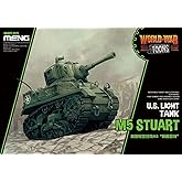 MNGWWT012 Meng World War Toons - US Light Tank M5 Stuart [Model Building KIT]