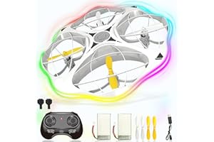Lawfig Mini Drone for Kids and Beginners, 2024 RC Plane Helicopter Quadcopter Aircraft with Coolful RC Light, Remote Control Airplane with 360° Flip, Surround Flight, Kids Gift Toys for Boys and Girls