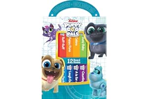 Disney Puppy Dog Pals with Bingo and Rolly - My First Library 12 Board Book Block Set - PI Kids