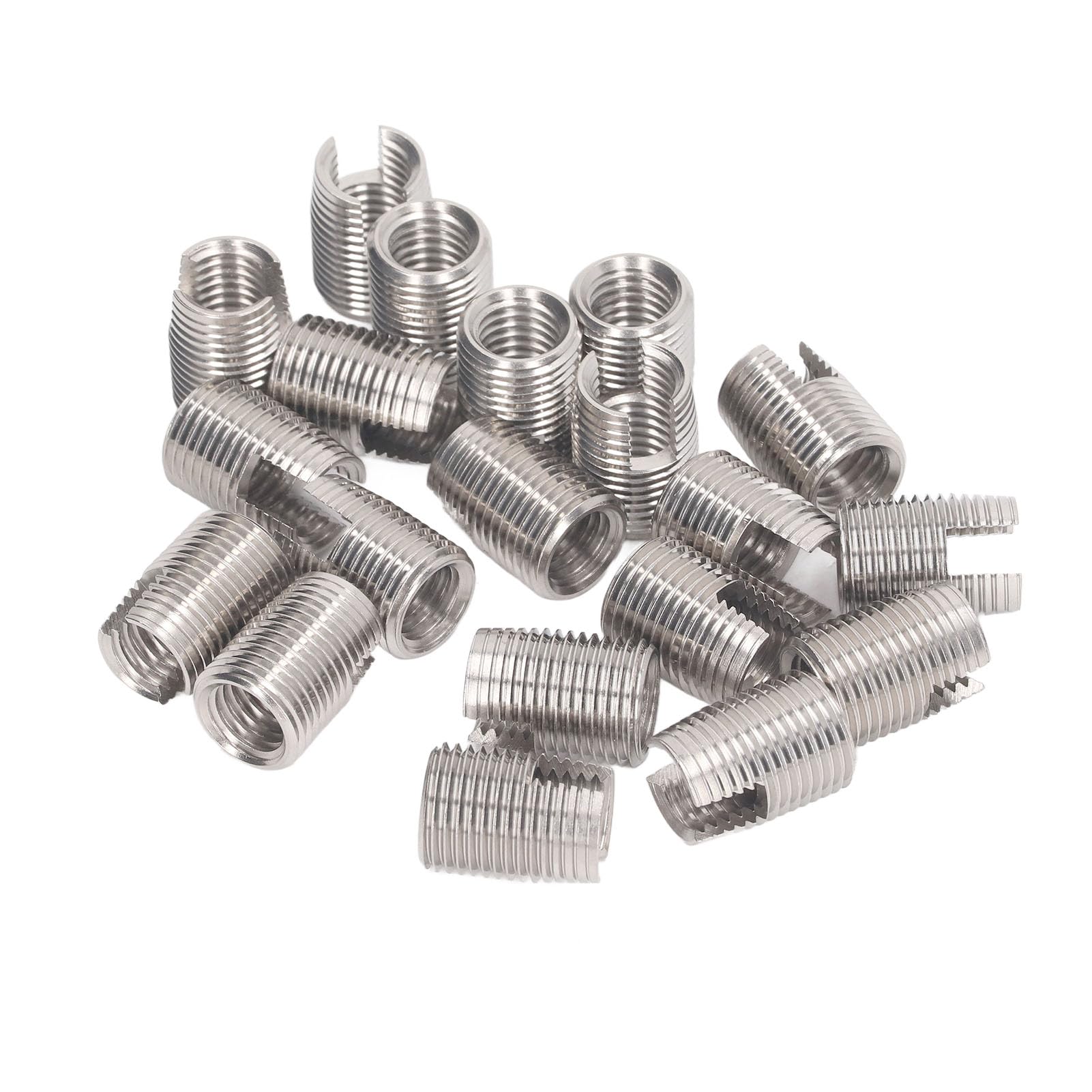 Thread Insert, 302 Stainless Steel Self Tapping Screw Insert, 20PCS M12 * 1.75 Thread Insert, for Automobile Industry, Household Appliances